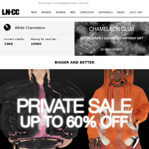 Hi LN-CC! Private Sale: Now Up To 60% Off