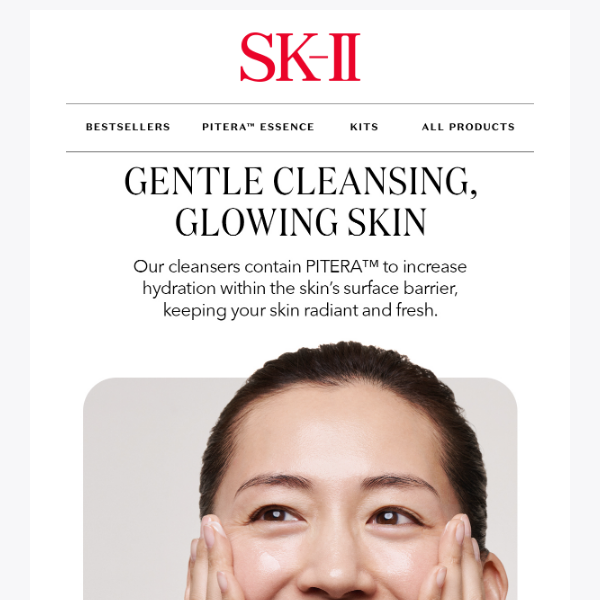 Clean up well with SK-II