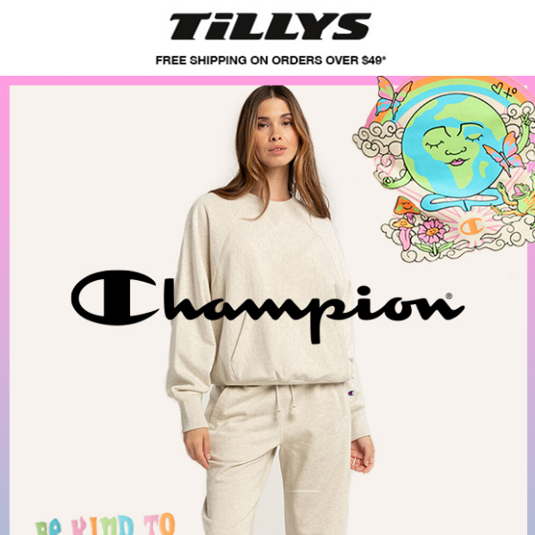 New Champion and adidas Collections 🌼