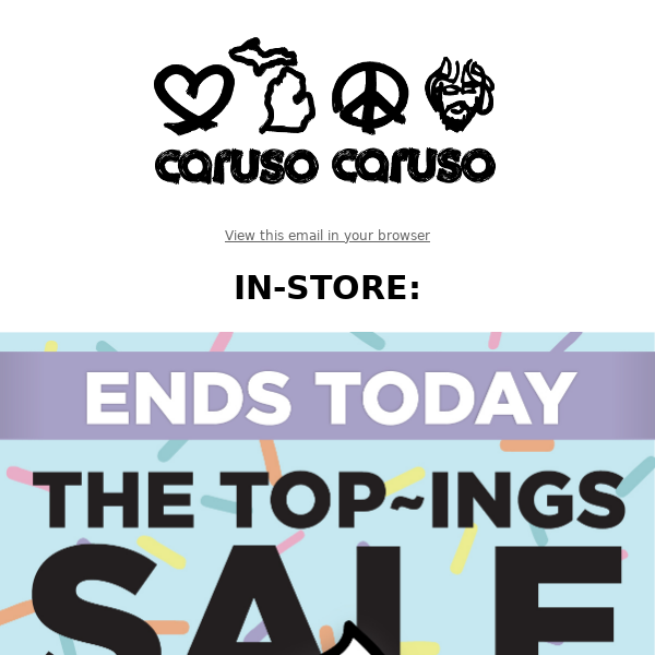 Top ings Sale Ends Today Caruso Caruso