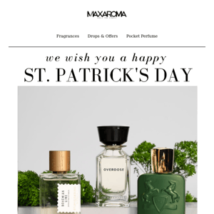 Get Lucky with our St. Patricks Day Fragrances  🍀