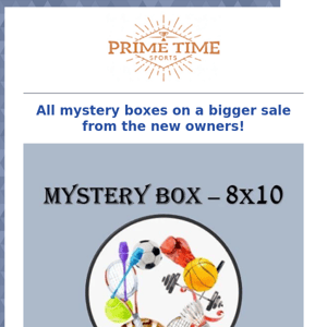 Bigger Mystery Boxes Sale!