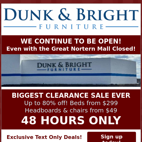 BIGGEST CLEARANCE SALE EVER - 48 Hours Only
