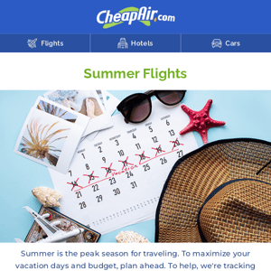 Your Summer Flights Guide