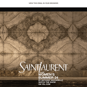 Latest Saint Laurent Rive Droite Collection Features Jean Michel