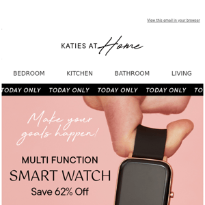 Stay Connected, Stay Stylish | $46* Smart Watch