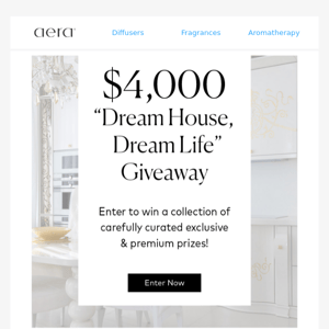 Giveaway: Win A $4,000 Dream House, Dream Life Prize Package!