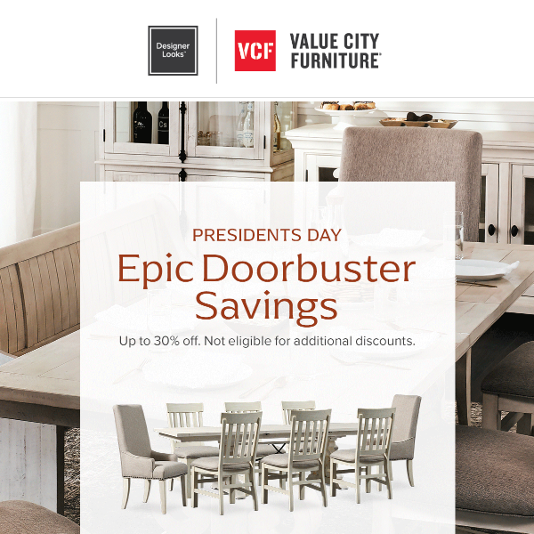 ATTN: Epic Doorbuster Savings inside.