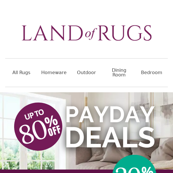 Land of Rugs UK, Don't Miss Our PayDay Sale 🔥