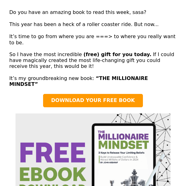 [FREE Book] The Millionaire Mindset
