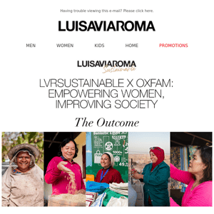 LVRSustainable x Oxfam: Empowering Women, Improving Society | The Outcome