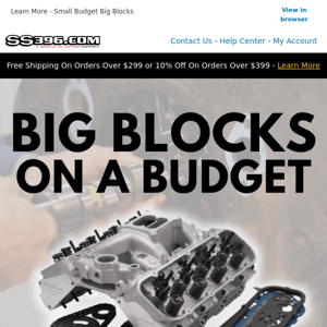 Big Blocks on a Tight Budget? We Got You!