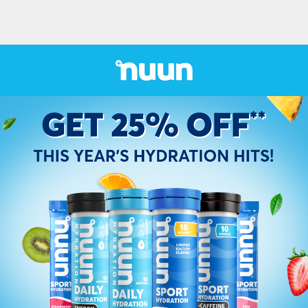 Muuv Fast to Save on Nuun Fan Favorites!