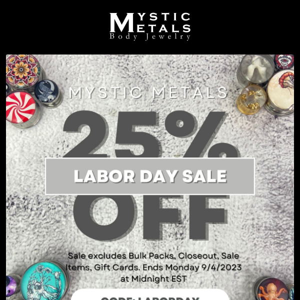 Labor day jewelry 2025 sale 2019