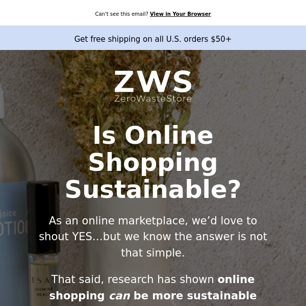 Is Online Shopping Sustainable? 🤔 🛒
