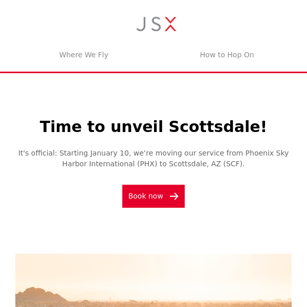 Jet this: New AZ service at Scottsdale Airport (SCF).