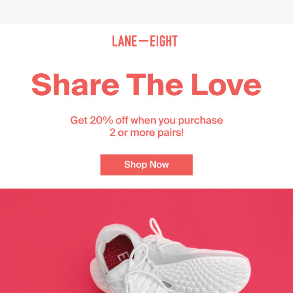 20% Off For Valentine's Day