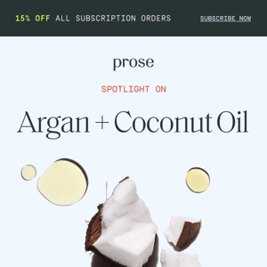 What do argan and coconut have in common?