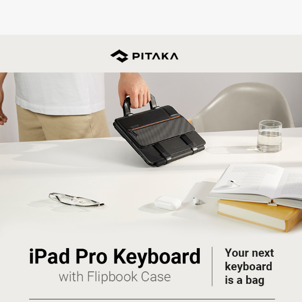 New! Introducing iPad Pro keyboard with Flipbook case🎉