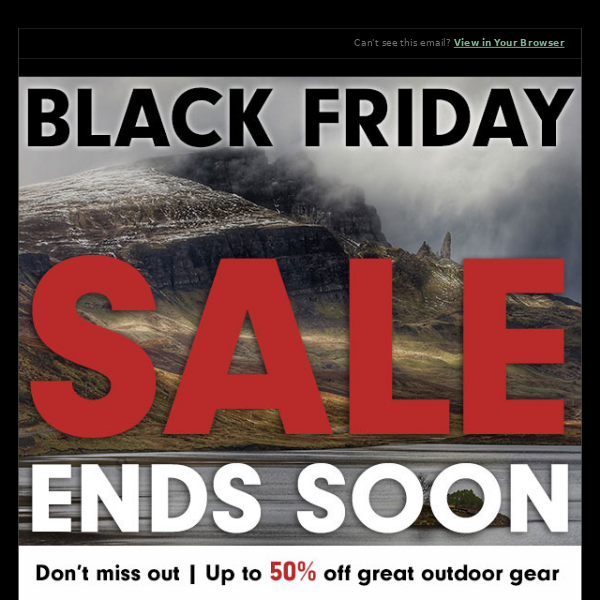 SALE ENDS SOON: Save up to 50% in our Black Friday Sale