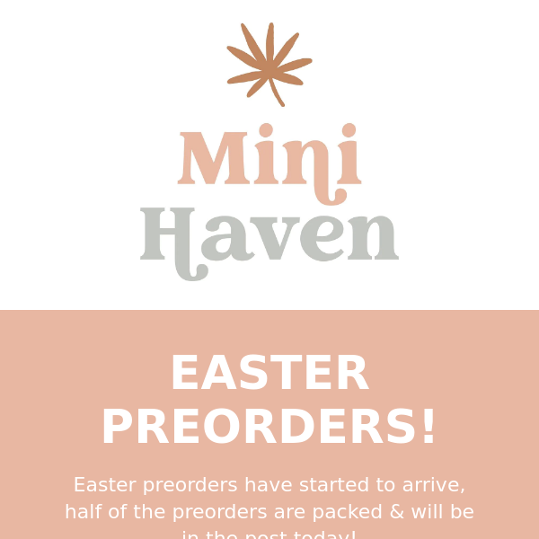 EASTER UPDATES!