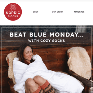 20% OFF to beat  Blue Monday