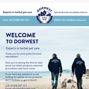 Welcome to Dorwest | Experts in herbal pet care