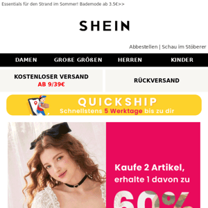 Wöchentlicher Sale + Exklusiver Coupon! ✌️✌️Schnapp dir jetzt doppelten Rabatt, doppeltes Glück