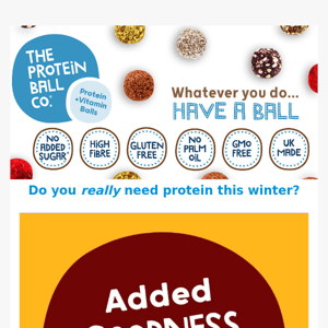 Is protein essential in winter?❄️