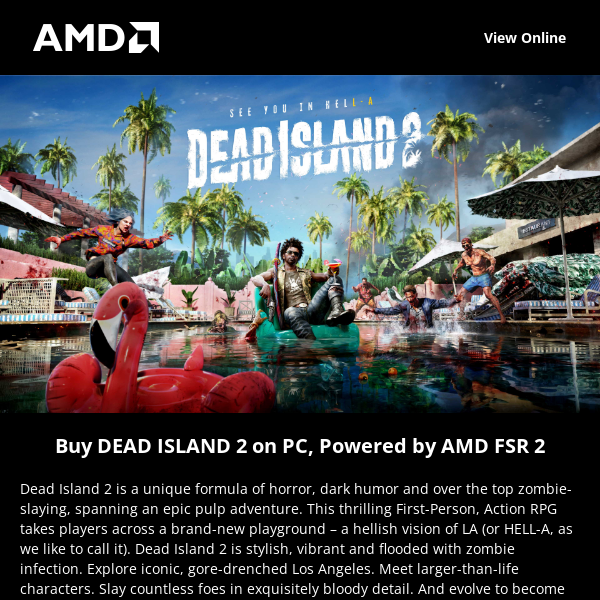 Steam Deck Dead Island 2 - Steam OS - Low - Medium - FSR 