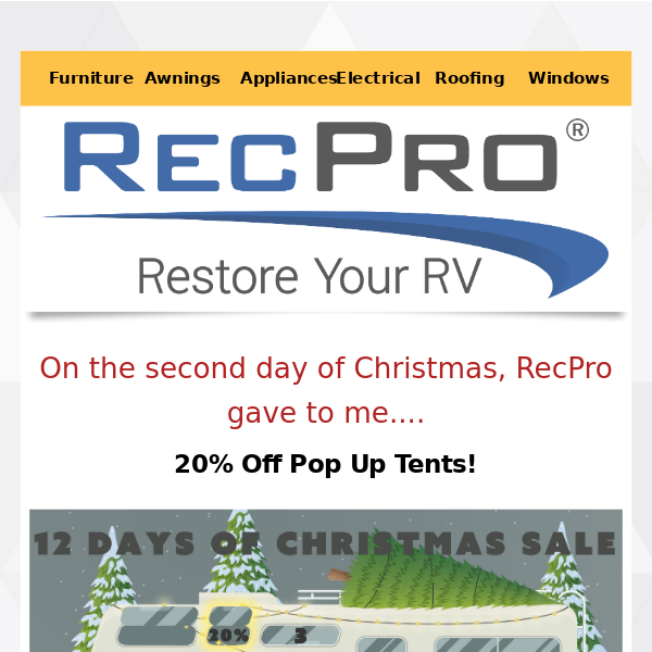 On the second day of Christmas RecPro gave to me...