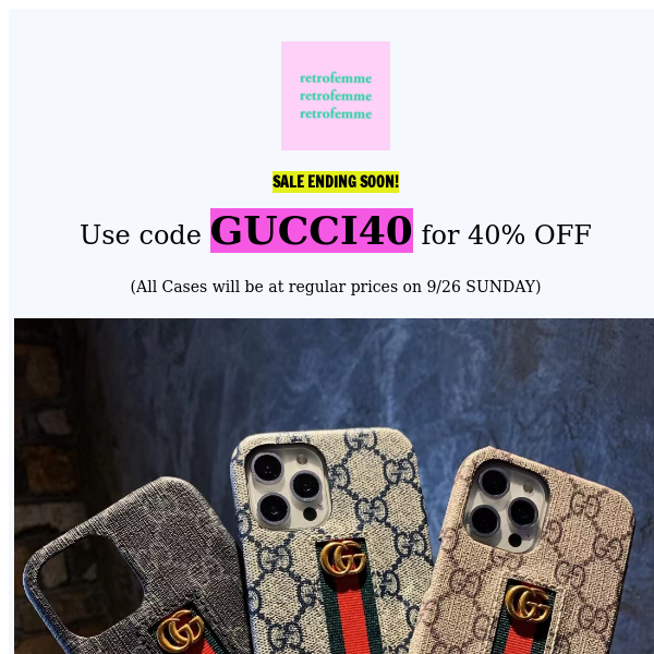 ✨ NEW! Timeless Gucci Print Cases ✨