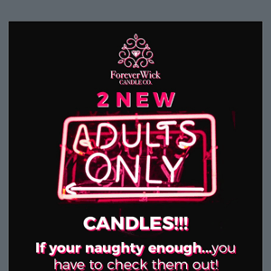 Our New Naughty Candles! 🔥