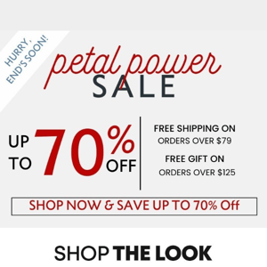 Petal in the Savings up to 70% Off 🤑