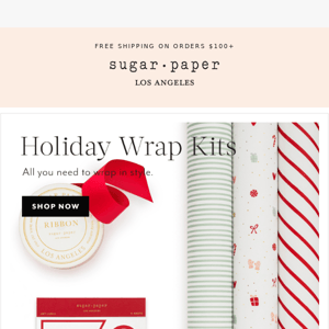 Holiday Wrap Kits to the rescue!