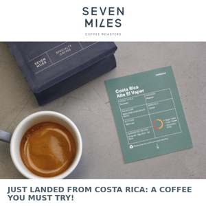 Just Landed: New Single Origin Coffee ☕