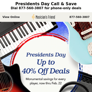 Presidents Day deals have landed: Up to 40% off
