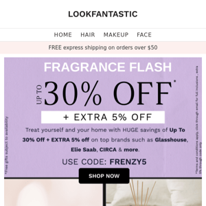 Fragrance FLASH ✨ Up to 30% + EXTRA 5% Off