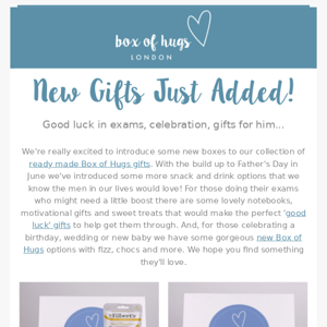 New! Gift boxes added this week...