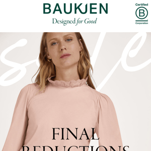 Final reductions - up to 70% off in the SALE