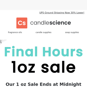 🚨FINAL HOURS🚨 1 oz Sale Ends Tonight!
