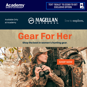 For Her: Magellan Outdoors Hunting Gear