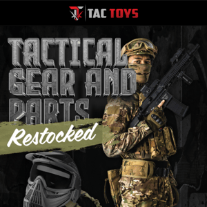Tactical Gear and Parts: RESTOCKED ✅