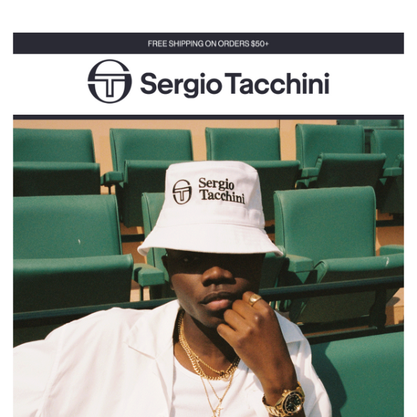 Sergio Tacchini Monte Carlo Reversible Bucket Hat S