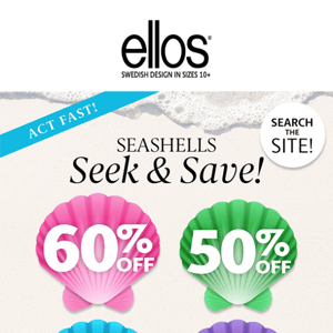 Seek and Save: Begin Your Search for Up to 60% OFF!