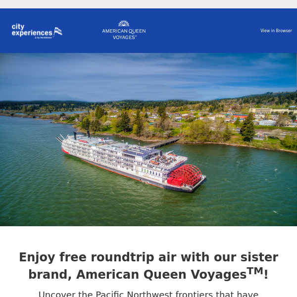 Sail the Pacific Northwest and Enjoy Free Roundtrip Air