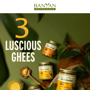 Best-selling ghee, now in 3 flavors