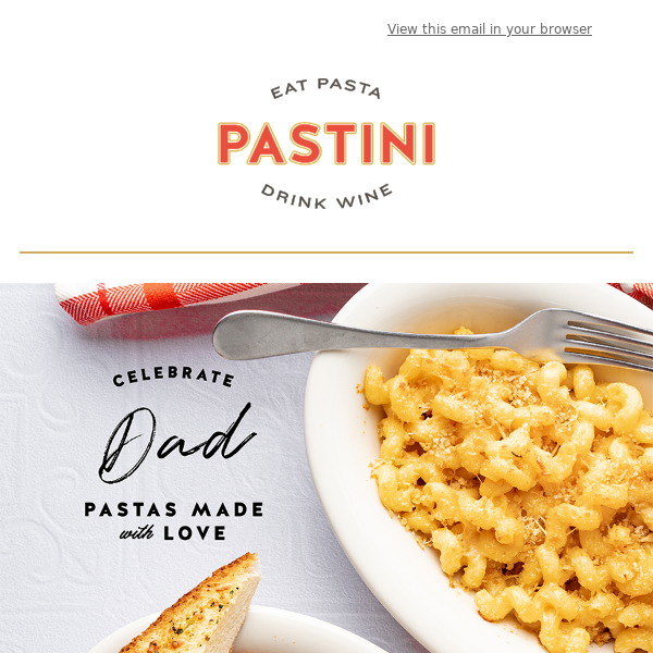 Spend Father's Day at Pastini