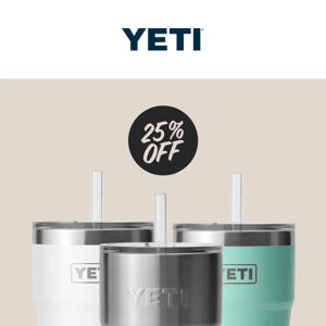 Last Chance: 25% Off Rambler® Stackable Cups