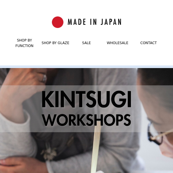 Kintsugi weekend - end of July!